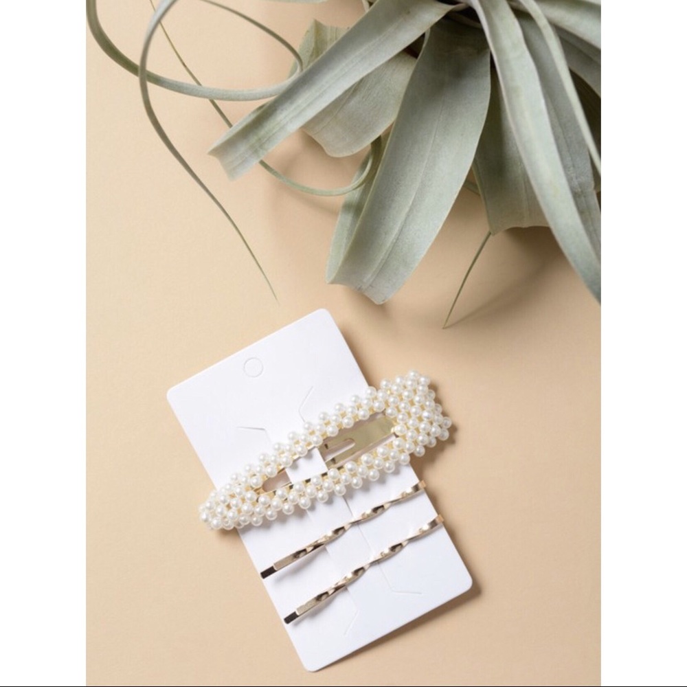 🆕 Luxe Pearl Hair Clip - Picture 3 of 5